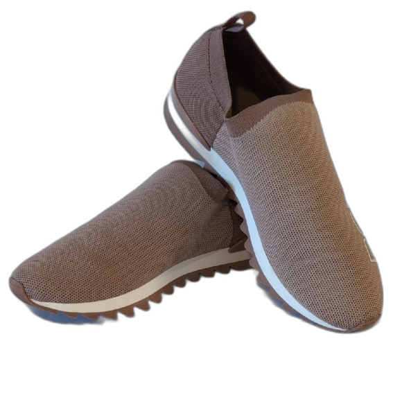 BCBGeneration Shoes - Unisex BCBGeneration Brown Sneakers with Slip-On Design Womens Size 9 Mens 7.5